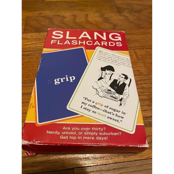 SLANG Flashcards 60 Cards Game Funny by Knock Knock - Picture 1 of 3